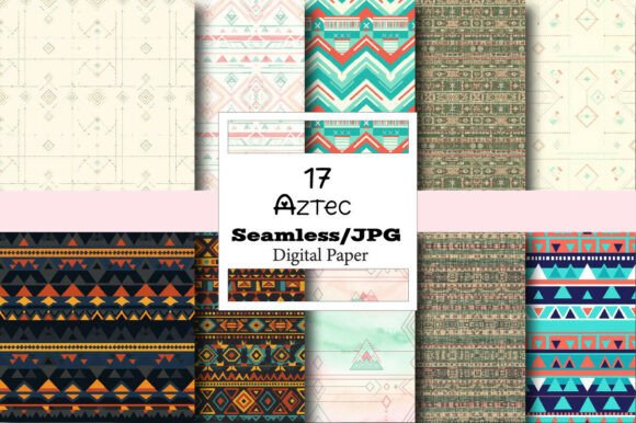Seamless Aztec Patterns: A Versatile Design for Creative Projects