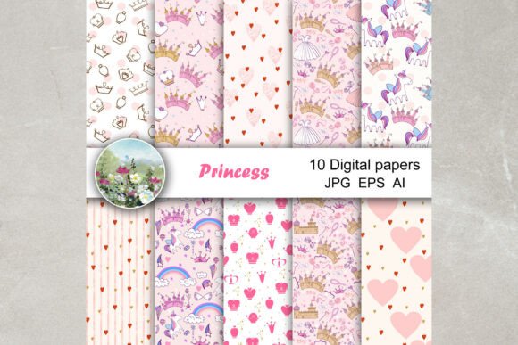 Vector Seamless Patterns for Girl: A Versatile Design Resource