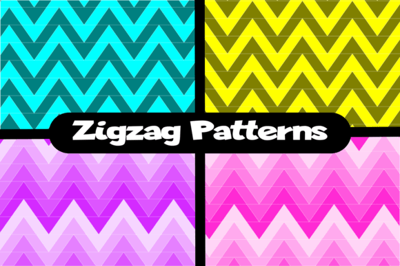 Zigzag Abstract Patterns Bundle for Creative Projects